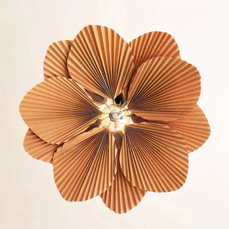 Folded Leaf Lotus Pendant Lamp