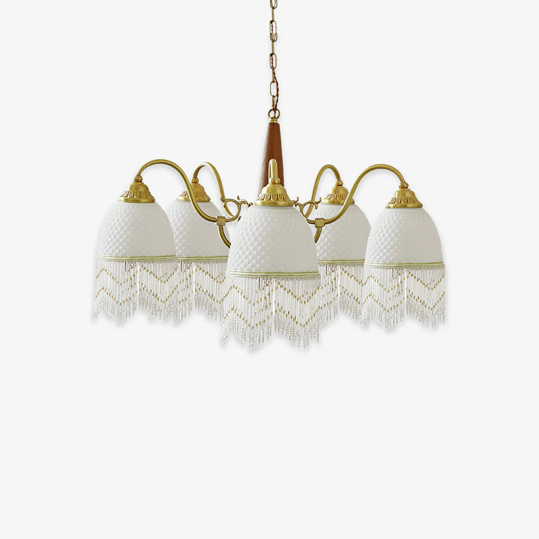 Mesh Tassel Chandelier